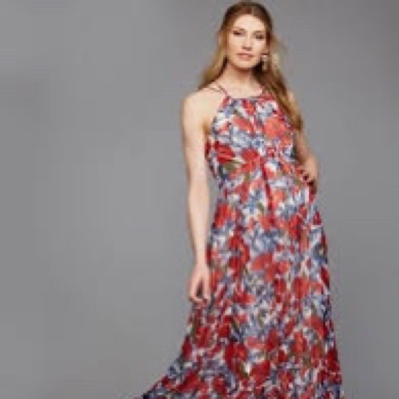 Pea in Pod Maternity Floral Printed Maxi Dress - Picture 8 of 8